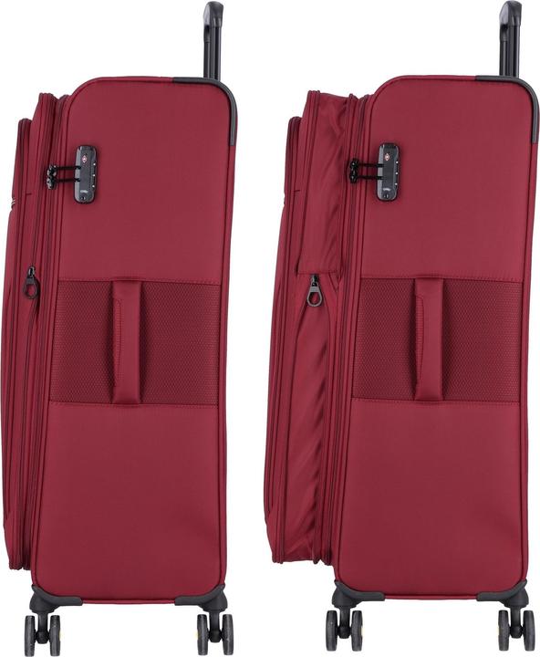 Produktbild D&N Travel Line 9704 4 Rollen Trolley L 78 cm mit Dehnfalte (107 l, L (90 - 115l))