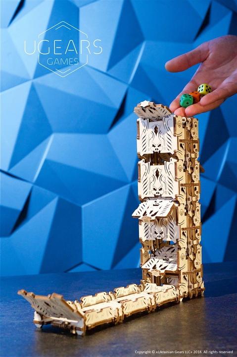 Actual product image Ugears Modular Dice Tower