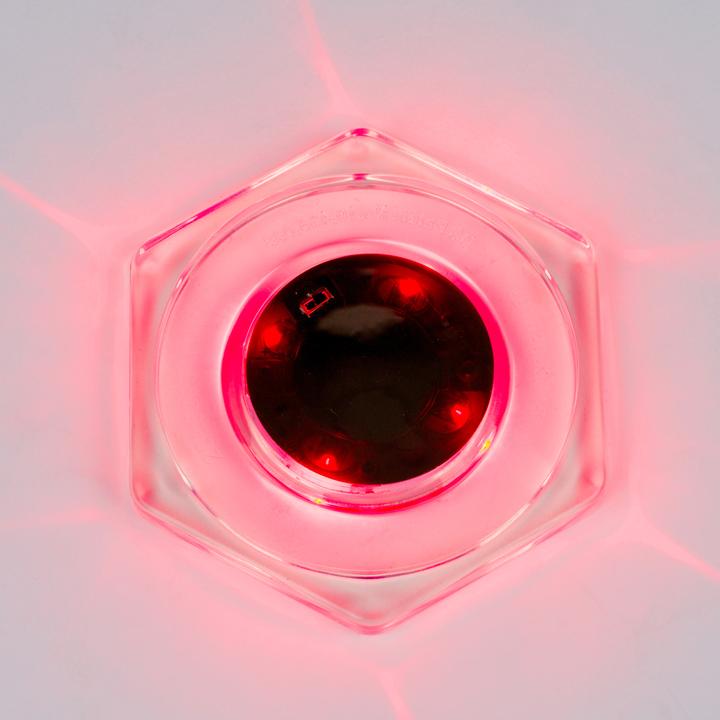 Actual product image Sportime Air hockey LED puck hexagonal