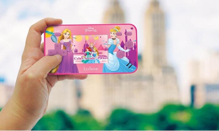 Produktbild Lexibook Disney Prinzessin Cyber Arcade Pocket Spielkonsole Display 1,8 Zoll 150 Spiele 10 Disney Prinzessin