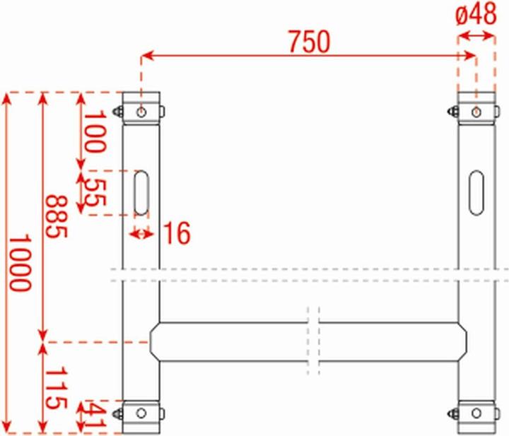 Produktbild Showtec H-Downrigger