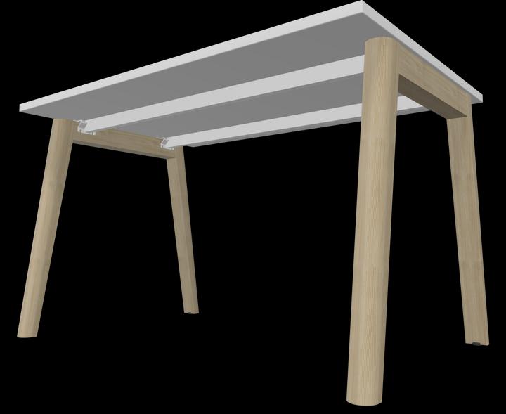 Actual product image Narbutas Nova Wood desk (1200 x 800 x 740 mm)
