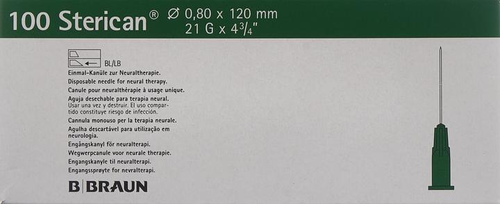 Immagine prodotto B.Braun Ago 21G 0,80 x 120 mm verde Luer, 100 pezzi