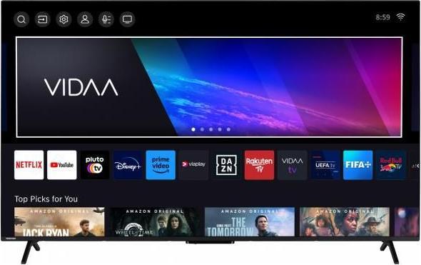 Actual product image Toshiba TV Set||65"|4K/Smart|3840x2160|Wireless LAN|Bluetooth|Android TV|Black|65QV2463DG (65", LED, 4K)