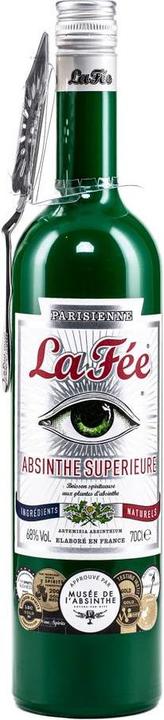 Produktbild La Fée Absinthe Absinthe Parisienne mit Absinthlöffel (68 %, Frankreich, 1 x 70 cl, Absinth)