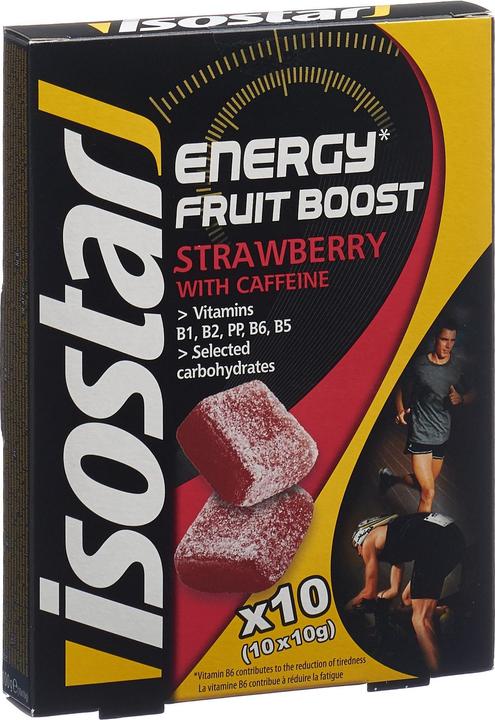 Isostar Fruit Boost (Fraise, 10 pcs, 100 g)