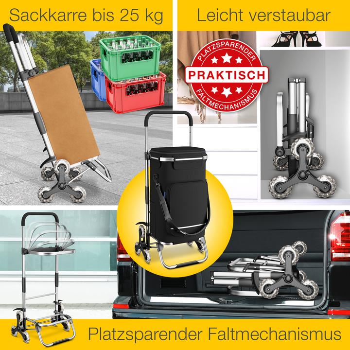 Produktbild Aktivshop Treppensteiger-Einkaufsroller Premium