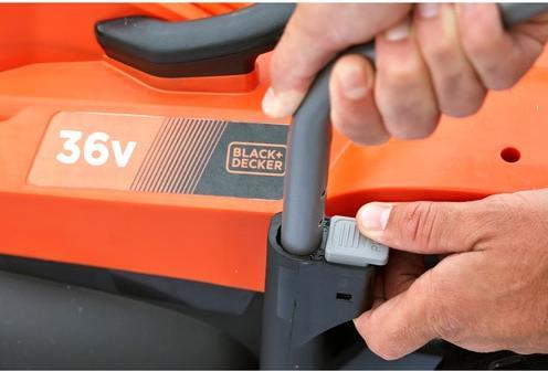 Actual product image Black & Decker Battery lawn mower BCMW3336N Solo (Rechargeable battery operated)