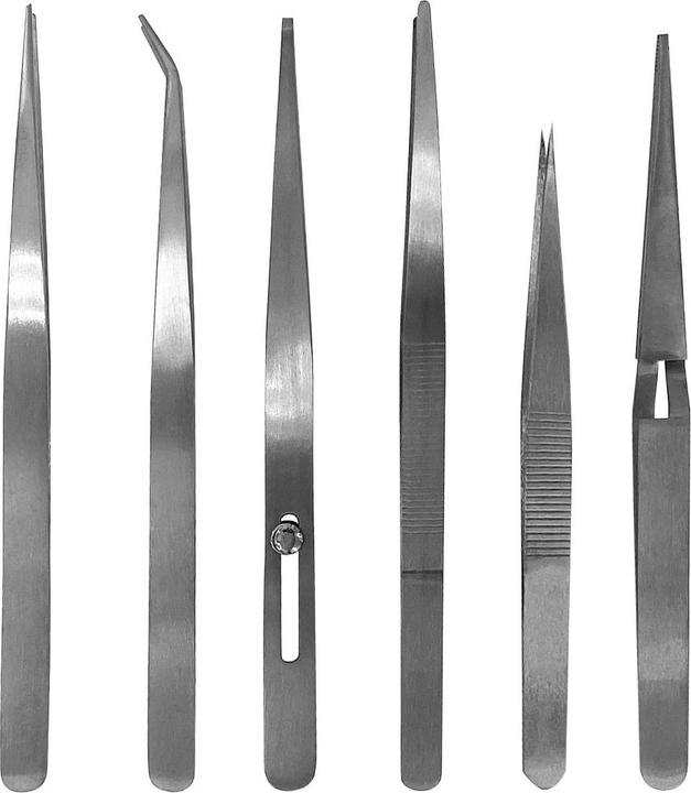 Paulimot Modellbau-Pinzetten-Set, 6-teilig