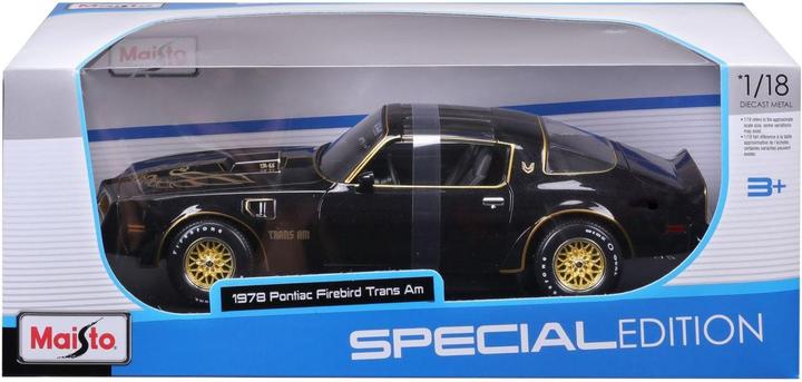 Produktbild Maisto Pontiac Firebird Trans Am 1978 1/18 schwarz
