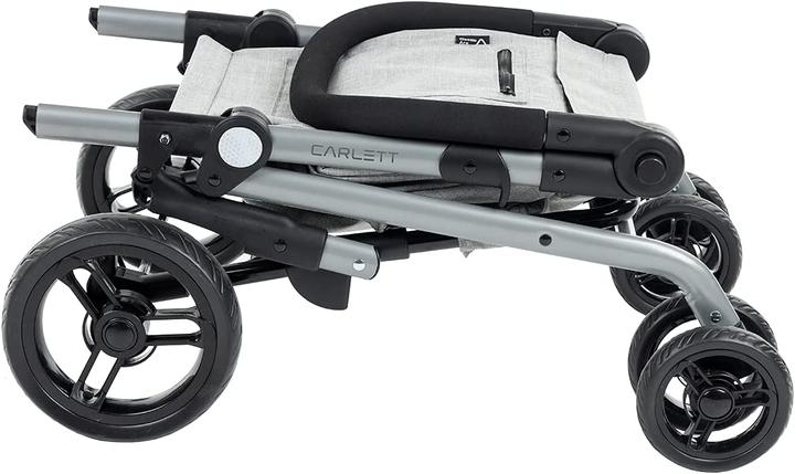Actual product image Carlett Shopping trolley with 4 wheels Classic duo in red