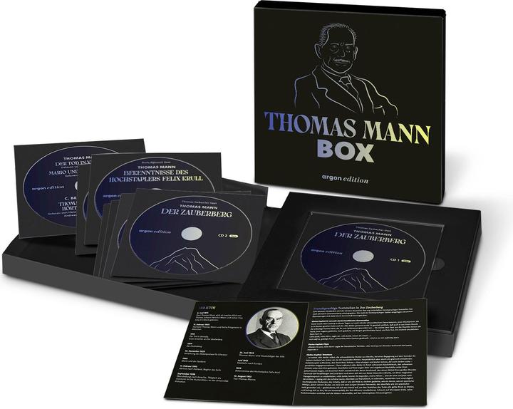 Produktbild Thomas-Mann-Box (C. Bernd Sucher, Peter Matic, Hans Peter Hallwachs, Thomas Sarbacher, Thomas Mann, Boris Aljinovic, Deutsch)