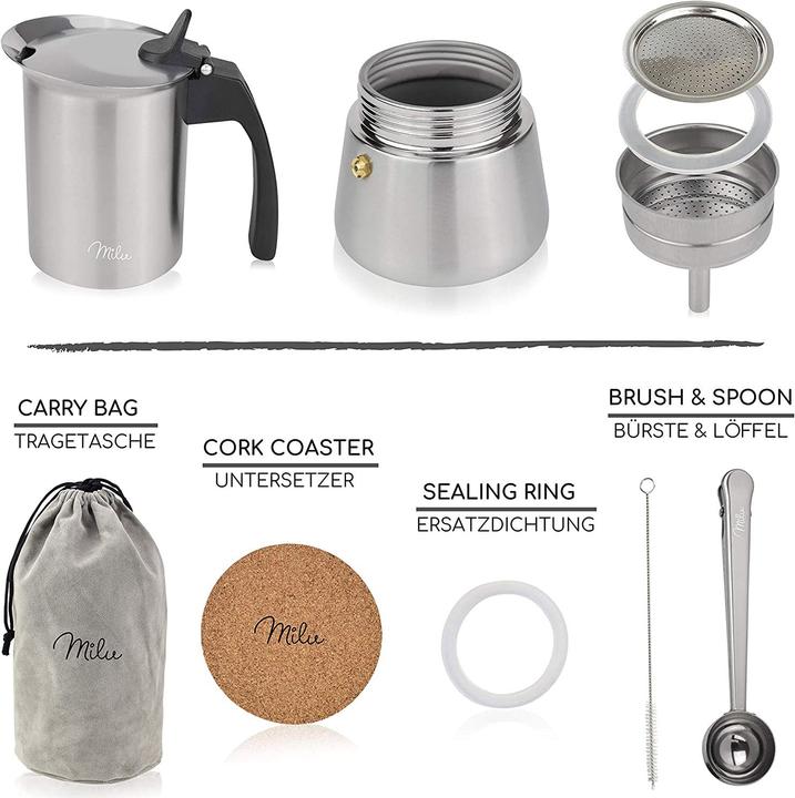 Actual product image Milu Espresso maker set (6 T.)