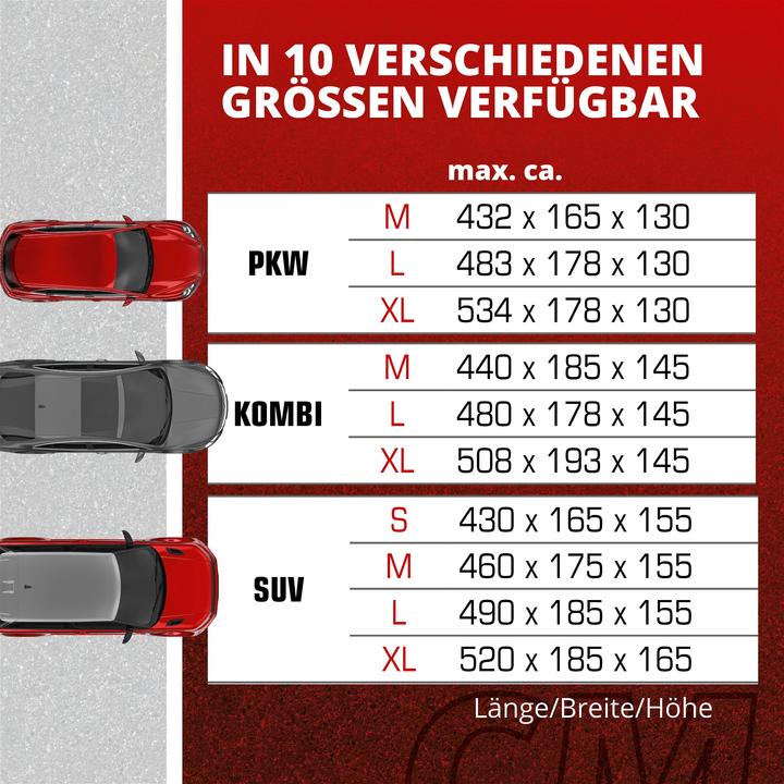 Produktbild Walser Autoplane Indoor Soft, PKW-Abdeckplane Kombi Gröe XL schwarz