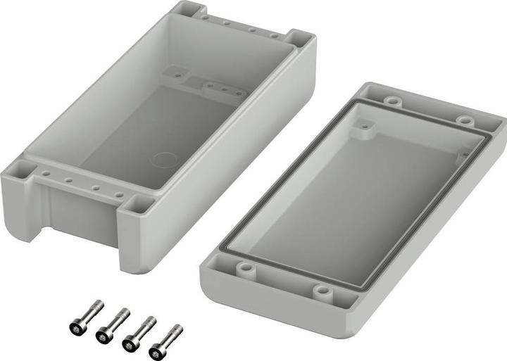 Actual product image Bopla BA-S 180806 F Bocube aluminium enclosure 7035 00164125 Universal enclosure 199 x 86 (Housing)