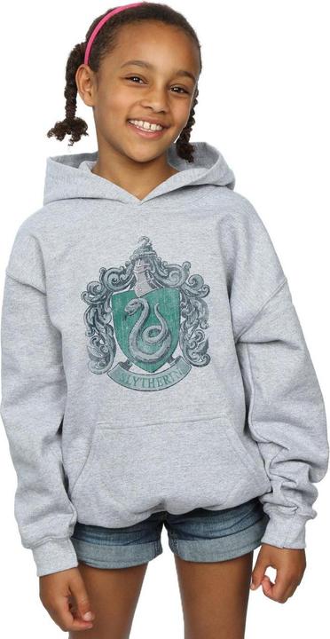 Image du produit - Sweat à capuche SLYTHERIN DISTRESSED CREST - Fille (140, 146)