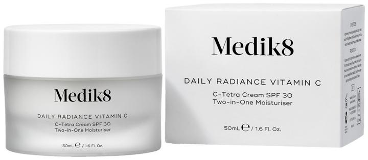 Actual product image Medik8 Daily Radiance Vitamin C C-Tetra Cream SPF 30 Two-in-One Moisturiser 50ml (Body cream, 50 ml)