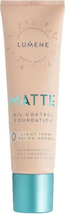 Actual product image Lumene LUMENE Matte podkład matujący 0 Light Ivory 30ml (0 Light Ivory)