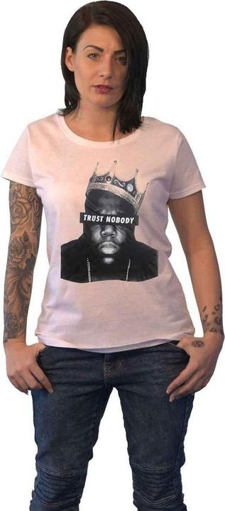 Immagine prodotto Biggie Smalls Maglietta donna/donna Trust Nobody in cotone (38)