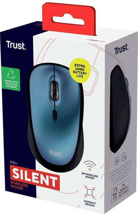 Produktbild Trust YVI+ Wireless Mouse blue (Kabellos)