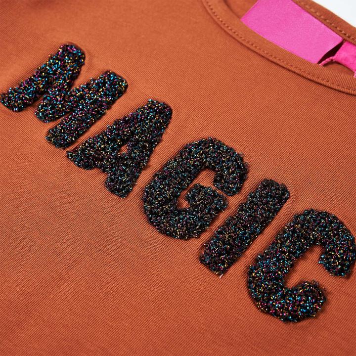 Immagine prodotto VidaXL Camicia da bambino a maniche lunghe Cognac 128,Materiale: 95 % cotone. 5 (128)