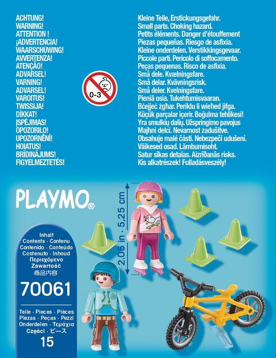 Produktbild Playmobil Kinder m. Skates u. BMX (70061, Playmobil Special Plus)