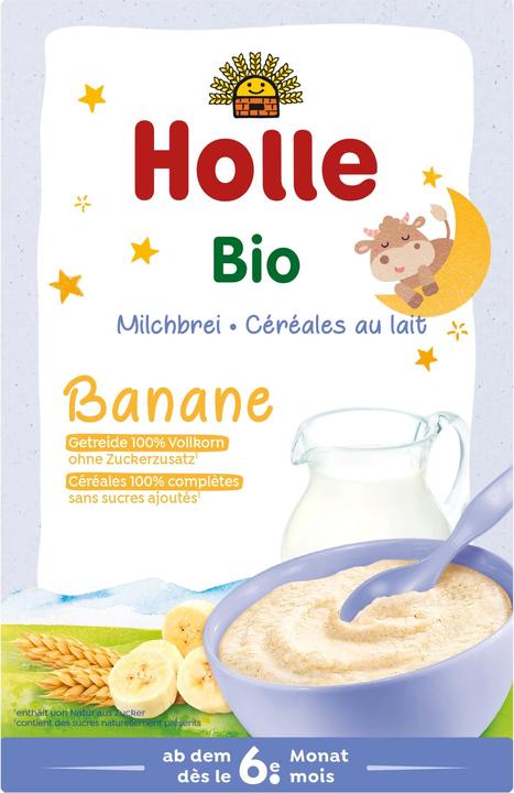Image du produit Holle Bouillie de lait bio à la banane (250 g)