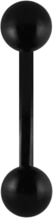 Immagine prodotto Star Piercing Banana Supernova Absolute Black con pallina (Acciaio chirurgico 316L)