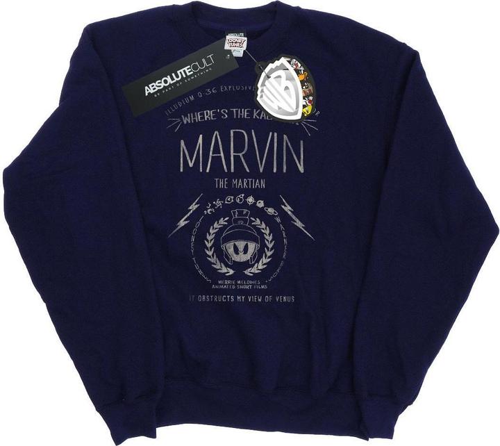 Looney Tunes Marvin The Martian Where's The Kaboom Sweatshirt (XL)