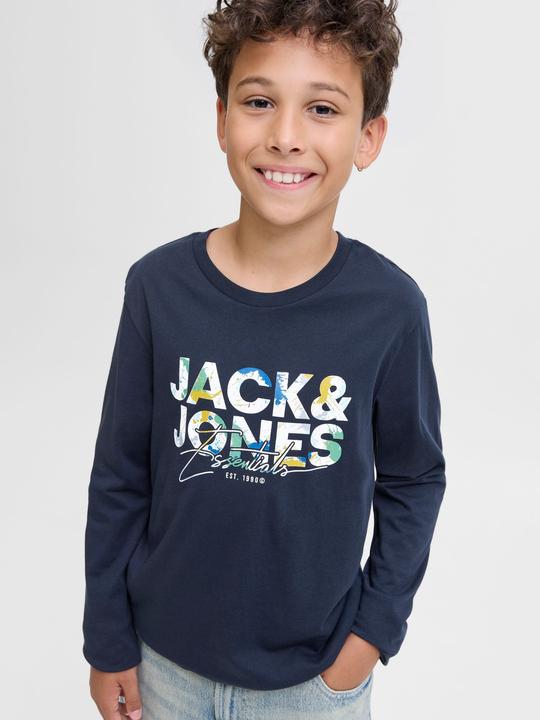Actual product image Jack & Jones 2er-pack Logo Langarm-T-Shirt Langarm-T-Shirt (128)
