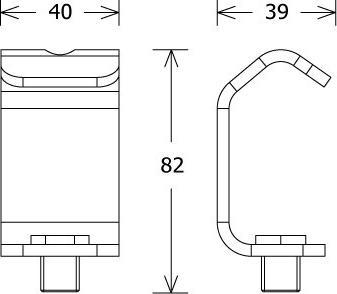Actual product image LTS Pipe fixing