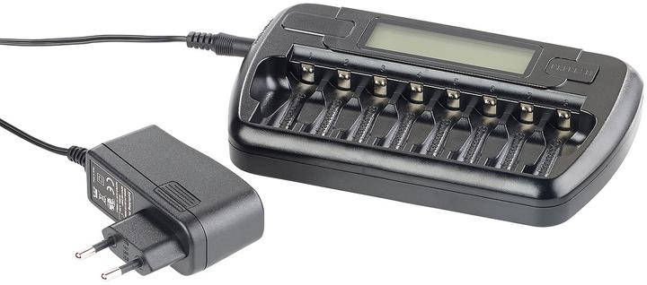 Produktbild TKA Ladegerät für 8 AA(A)-Akkus (1 Stk., AA, AAA, 500 mAh, Ladegerät ohne Akku)