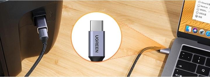 Image du produit Ugreen Adaptateur USB C vers USB B 2.0 pour imprimante connectée en USB-C (USB Type C, USB B)