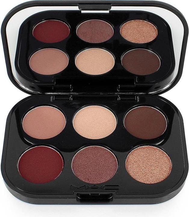 Actual product image MAC Cosmetics Connect in Colour Palette Eyes X6 Embedded In Burgundy (Embedded In Burgundy)