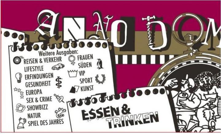 Produktbild Abacus ABA09162 - Anno Domini - Essen & Trinken, Kartenspiel, 2-8 Spieler, ab 10 Jahren (DE-Ausgabe) (Deutsch)