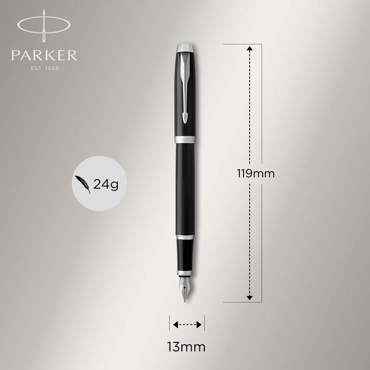 Produktbild Parker Füllfederhalter DuoSet IM C.C. Schwarz (Black, Silber, 2 x)