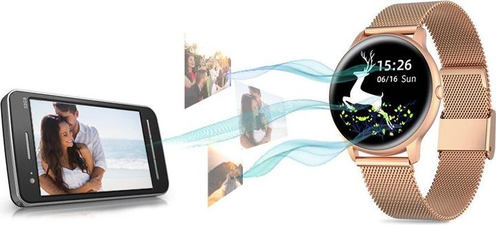 Actual product image Gino Rossi Smartwatch SW015-4 Różowe złoto (SW015-4) (45 mm)