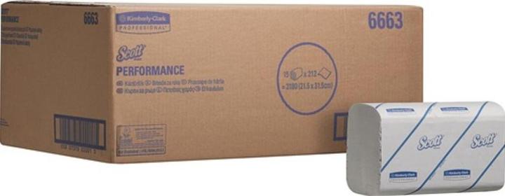 Kleenex Handtücher 6663 1-lagig, geprägt weiss L315xB215ca.mm passend für 9000 474 108 (1 x)
