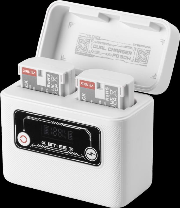 Produktbild Viltrox Camera Battery Charging Case Power Bank for Canon LP E6 (Kamera Akku)