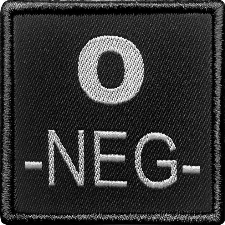 Produktbild A10 Equipment Textil-Patch Blutgruppe O- gestickt