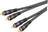 Produktbild Goobay Stereo Verbindungskabel 2x Cinch, zweifach geschirmt (0.20 m)