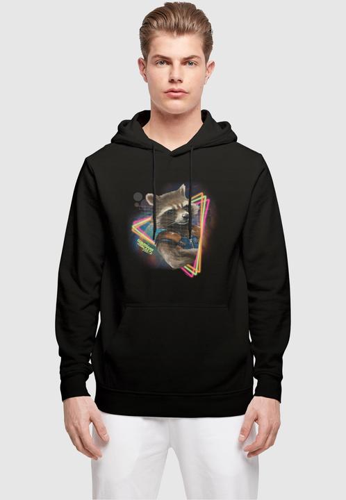 Immagine prodotto Absolute Cult Guardiani della Galassia Vol.2 - Felpa con cappuccio Neon Rocket Basic - 114949 (L)