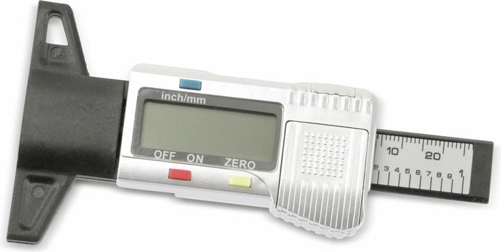 Produktbild Daytools Reifen Profiltiefenmesser Tiefenmesser Profilmesser digital 0-25,4 mm LC-Display-Anzeige