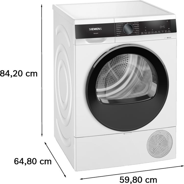 Actual product image Siemens WQ33G2D40 (8 kg, Right, EU plug)