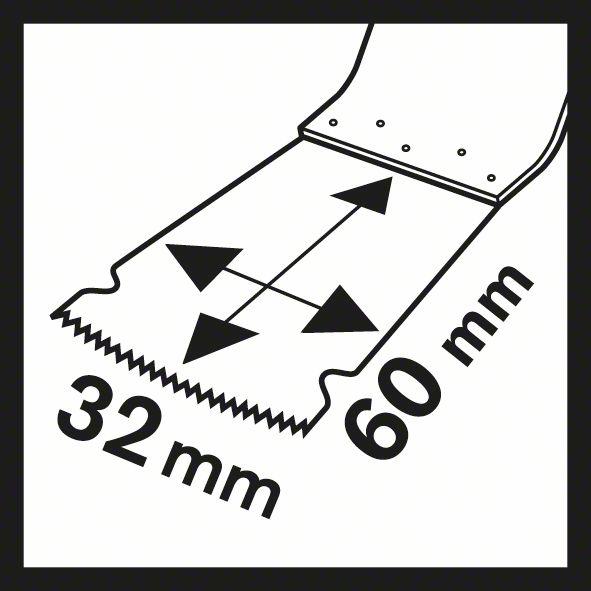 Actual product image Bosch Professional Zubehör Plunge cut saw blade BIM Speed AIZ 32 ALB. Wood & Metal70 x 32mm