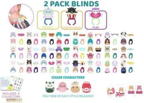 Actual product image Squishmallows Squish a longs minifigures