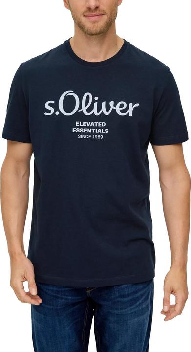 Produktbild S.Oliver T-Shirt Casual Bequem sitzend Logo T-Shirt (XXL)