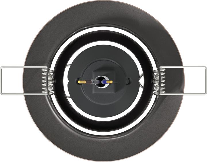 Immagine prodotto VidaXL Set di 6 lampade da soffitto a incasso in rame da 9 cm rotonde (GU10)