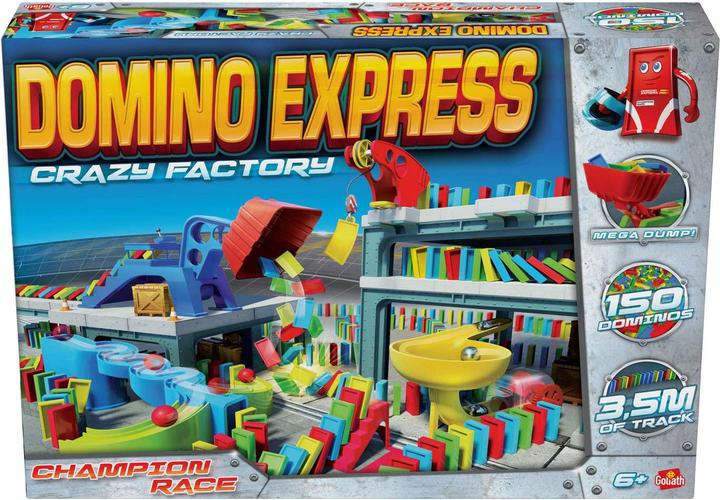 Actual product image Goliath Toys Domino Express Crazy Factory (German, French, Italian, English)