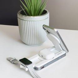 Image du produit Forever banque d'énergie sans fil MATB-300 10000 mAh 3in1 blanc (10000 mAh, 15 W)